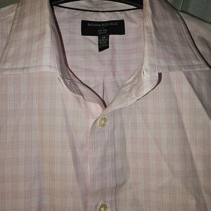 Banana Republic Men's Light Pink Dress Shirt